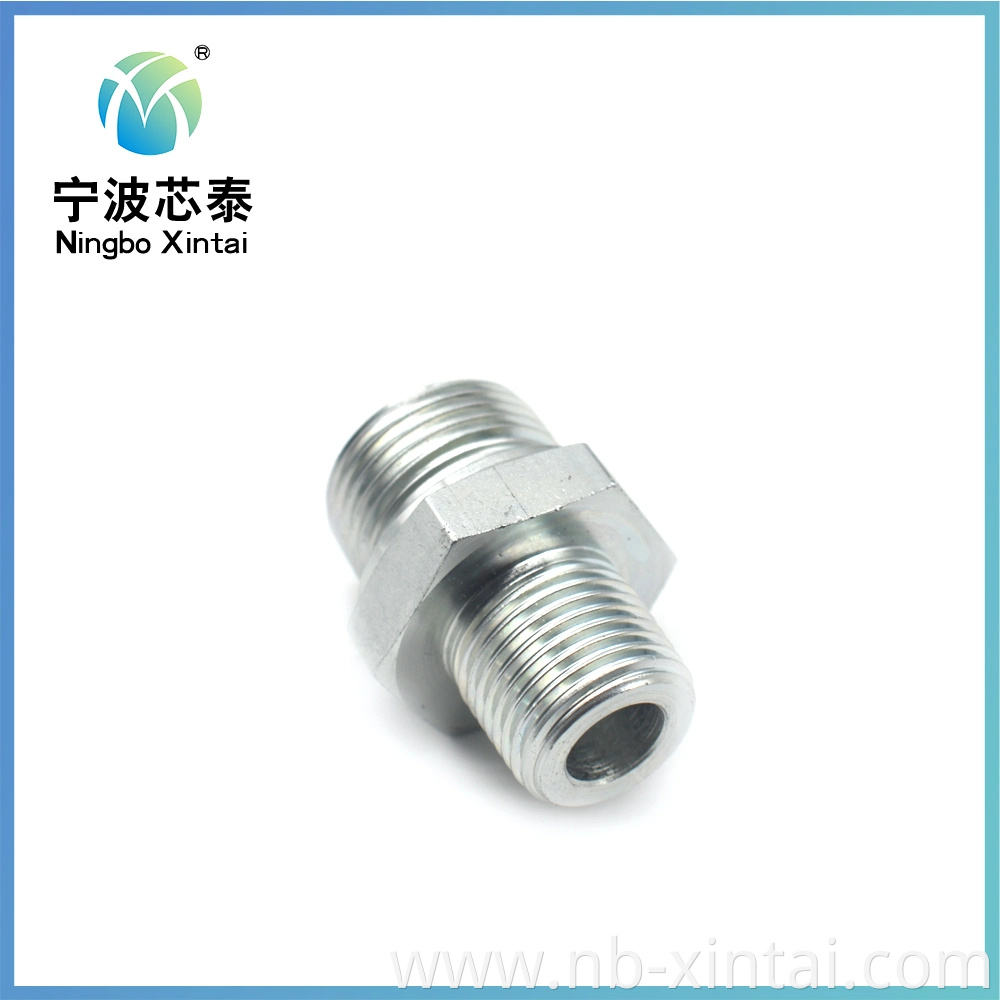 OEM China Suppliers Fastener Manufacture Hydraulic Fittings Male Thread Hex Water or Oil Pipe Connector Price